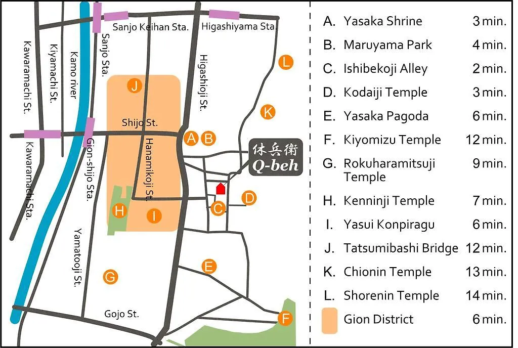 Gion Ryokan Q-Beh Kioto
